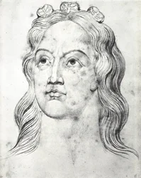 William Blake, Tête visionnaire de la reine Éléonore, épouse d